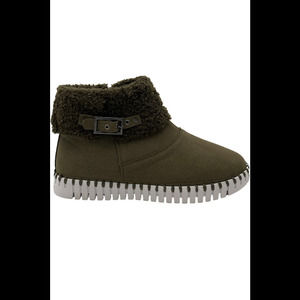 Ilse Jacobsen Warm-Lined Ankle Boots Tulip 6070 Deep Olive - Medium